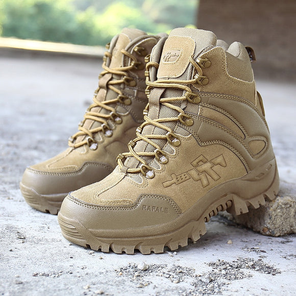 2019 Desert Military Tactical Boots Men Army Outdoor Hiking Boot