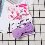 3Pcs/Set Cute Newborn Baby Headband For Girls Baby Bows Baby Turban Hair Band Accessories Ozdoby Do Wlosow Baby Haarband