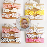 3Pcs/Set Cute Newborn Baby Headband For Girls Baby Bows Baby Turban Hair Band Accessories Ozdoby Do Wlosow Baby Haarband