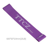 60cm Resistance Bands Upgraded 24 Inch Fitness Band Elastic Rubber 0.5mm-1.3mm for Yoga Pilates Sport Training Workout Exercise