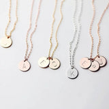 DIY Tiny Gold Initial Necklace Gold Silver Letter Necklace Initials Name Necklaces Pendant for Women Girls Best Birthday Gift