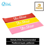 Dr.Qiiwi Rubber Loop Bands Training Workout Elastic Resistance Bands Set for Yoga Stretching Physical Therapy Fitness Equipment