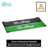 Dr.Qiiwi Rubber Loop Bands Training Workout Elastic Resistance Bands Set for Yoga Stretching Physical Therapy Fitness Equipment