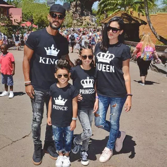 Family Matching Clothes Look Matching Outfits Clothes Dad Mom Daughter Son T-shirt for Daddy Mommy and Me Baby Girl Boy Clothing