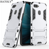 Armor Case OPPO AX7 Case Shockproof Robot Silicone Rubber Hard Back Phone Cover