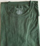 Middle Weight 180GSM Mens 100% Merino Wool T Shirt Short Sleeve, Mens Merino Wool Short Sleeve Baselayer, 5 Colors, American Fit