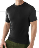 Middle Weight 180GSM Mens 100% Merino Wool T Shirt Short Sleeve, Mens Merino Wool Short Sleeve Baselayer, 5 Colors, American Fit