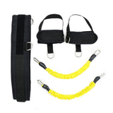 Multi-color Latex Leg Bounce Trainer Pull Rope Resistance Band Fitness Bouncing Rope Leg Strength Training Agility Pull Strap