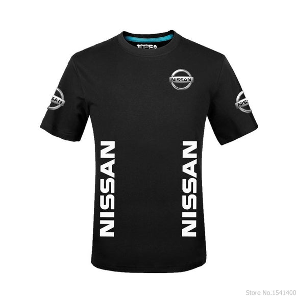 New Fashion Men 2019 Casual Short Sleeve O-neck Nissan T-shirt