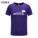 Evolution Auto Mechanic Car T-Shirt Tops Funny Gift T Shirt Cotton tee shirt fashion tshirts Men