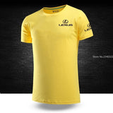 New summer toyota LEXUS T-shirt men and women work short sleeve T shirt
