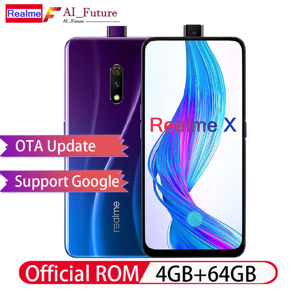 OPPO Realme X 4G LTE Mobilephone 4GB 64GB Snapdragon710 SmatPhone