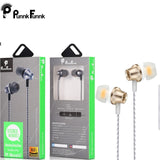 Metal wired Earphone bass stereo headset for iPhone Samsung xiaomi Headset