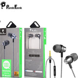 Metal wired Earphone bass stereo headset for iPhone Samsung xiaomi Headset