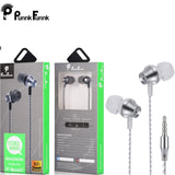 Metal wired Earphone bass stereo headset for iPhone Samsung xiaomi Headset