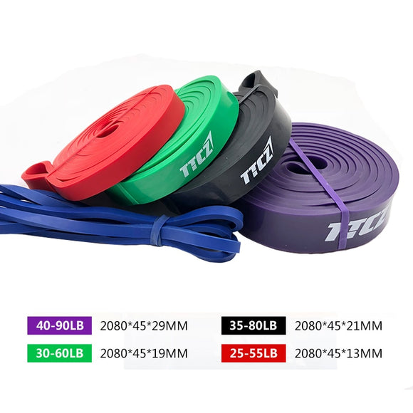 Resistance Bands Fitness Equipment Exercise Band Rubber Loop Gym Expander Strengthen Training Power Band Fitness Elastic Bands