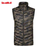 Men Winter Heated Vest USB Infrared heating Jacket  Carbon Fiber Electric Clothes