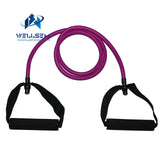 Yoga Pull Rope Fitness Resistance Bands Exercise Tubes Practical Training Elastic Band Rope Yoga Workout Cordages 1PC