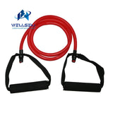 Yoga Pull Rope Fitness Resistance Bands Exercise Tubes Practical Training Elastic Band Rope Yoga Workout Cordages 1PC
