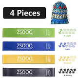 ZSOOQ Bands For Fitness Equipment Yoga Resistance Latex Rubber Pull Loop Band Sports Exercise Training Workout Expander