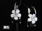 Korean Earrings Exaggerated Atmosphere Trend Temperament Fashion Ear Jewelry Crystal Cherry Earrings Earrings For Women