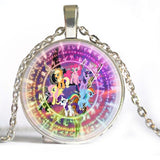 Hot! Unicorn Necklace. Horse Necklace, Animal Pendant Necklace, Glass Cabochon Necklace, Art Pendant Jewelry, Handmade.