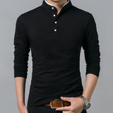 Liseaven Mandarin Collar Long Sleeve Shirt