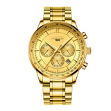 NIBOSI Gold Watch Mens Watches Top Brand Luxury Sport Men's Quartz Clock Waterproof Military Wrist Watch Relogio Masculino Saat