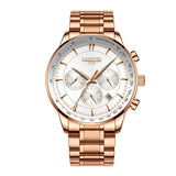 NIBOSI Gold Watch Mens Watches Top Brand Luxury Sport Men's Quartz Clock Waterproof Military Wrist Watch Relogio Masculino Saat