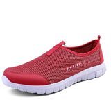 Sneakers Men's Summer Shoes 2019 New Plus Size 35-46 Comfortable Men Casual Shoes Mesh Breathable Loafers Flats Shoes Footwear