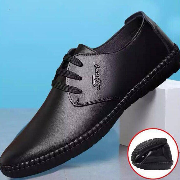 2019 Men Fashion flats super soft leather Shoes Men's Casual Shoes male Formal Office Business Oxfords shoes loafersmko