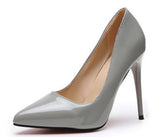 Thin heels pointed toe spring and autumn Pumps new nude color pointed women's shoes are sexy and high heels