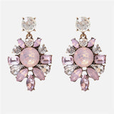 Ztech Fashion Orange Pink Resin Tassel Drop Earrings For Women Girls Za Wedding Jewelry 32 Designs Dangle Statement Earrings