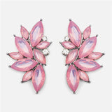 Ztech Fashion Orange Pink Resin Tassel Drop Earrings For Women Girls Za Wedding Jewelry 32 Designs Dangle Statement Earrings