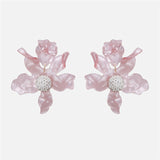 Ztech Fashion Orange Pink Resin Tassel Drop Earrings For Women Girls Za Wedding Jewelry 32 Designs Dangle Statement Earrings